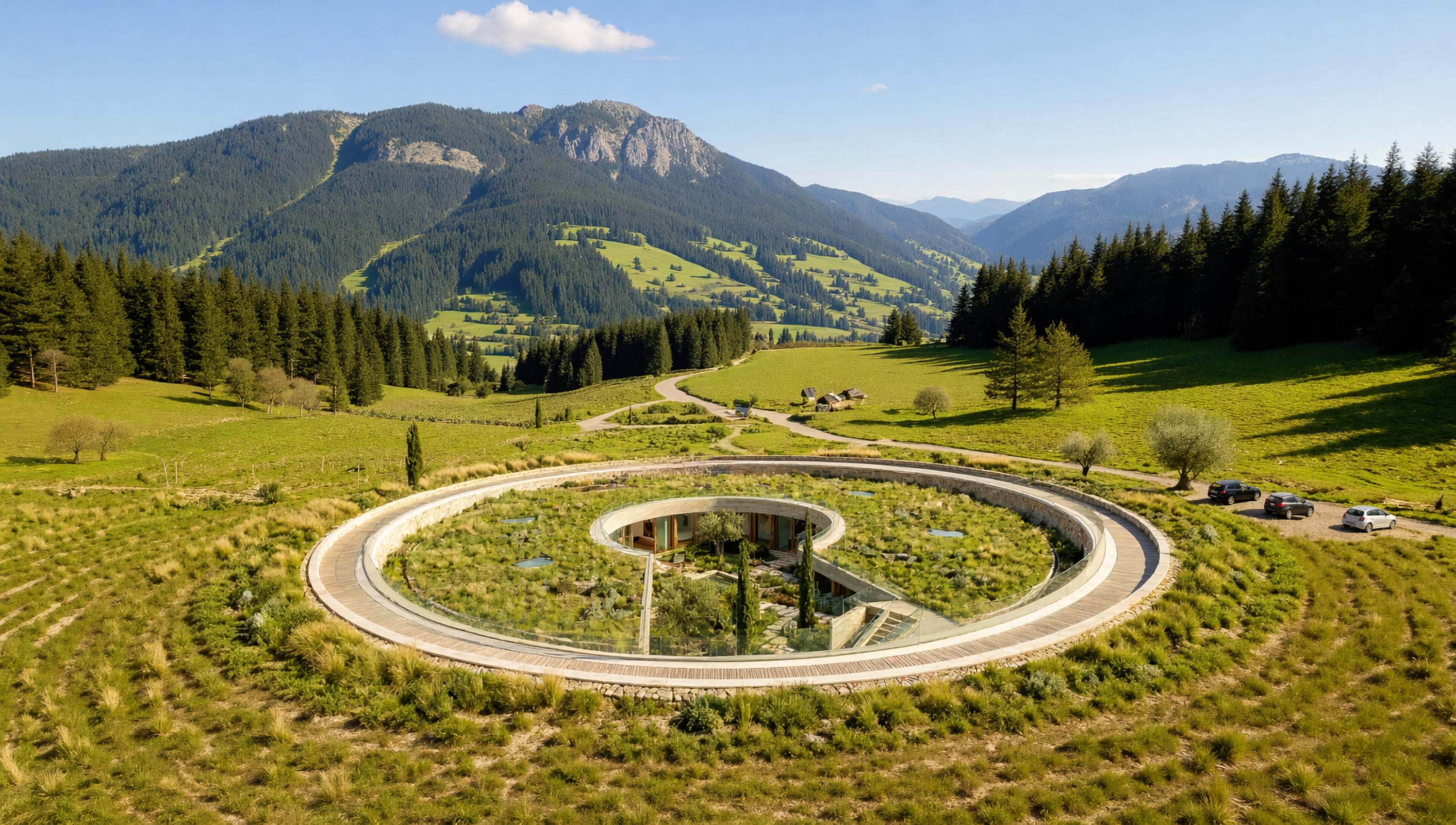 Drohnenaufnahme Ringhaus